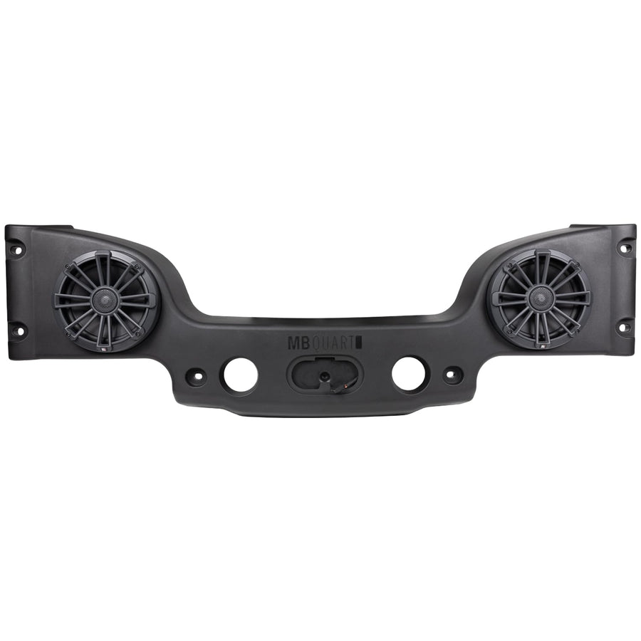 MB Quart Rear Overhead Soundbar MBQJK-28C - Jeep Wrangler JK (2007-2018) Dual 8" Coaxial Speakers, Titanium Tweeters, 140W Peak Power, OEM Replacement, Interchangeable Grilles