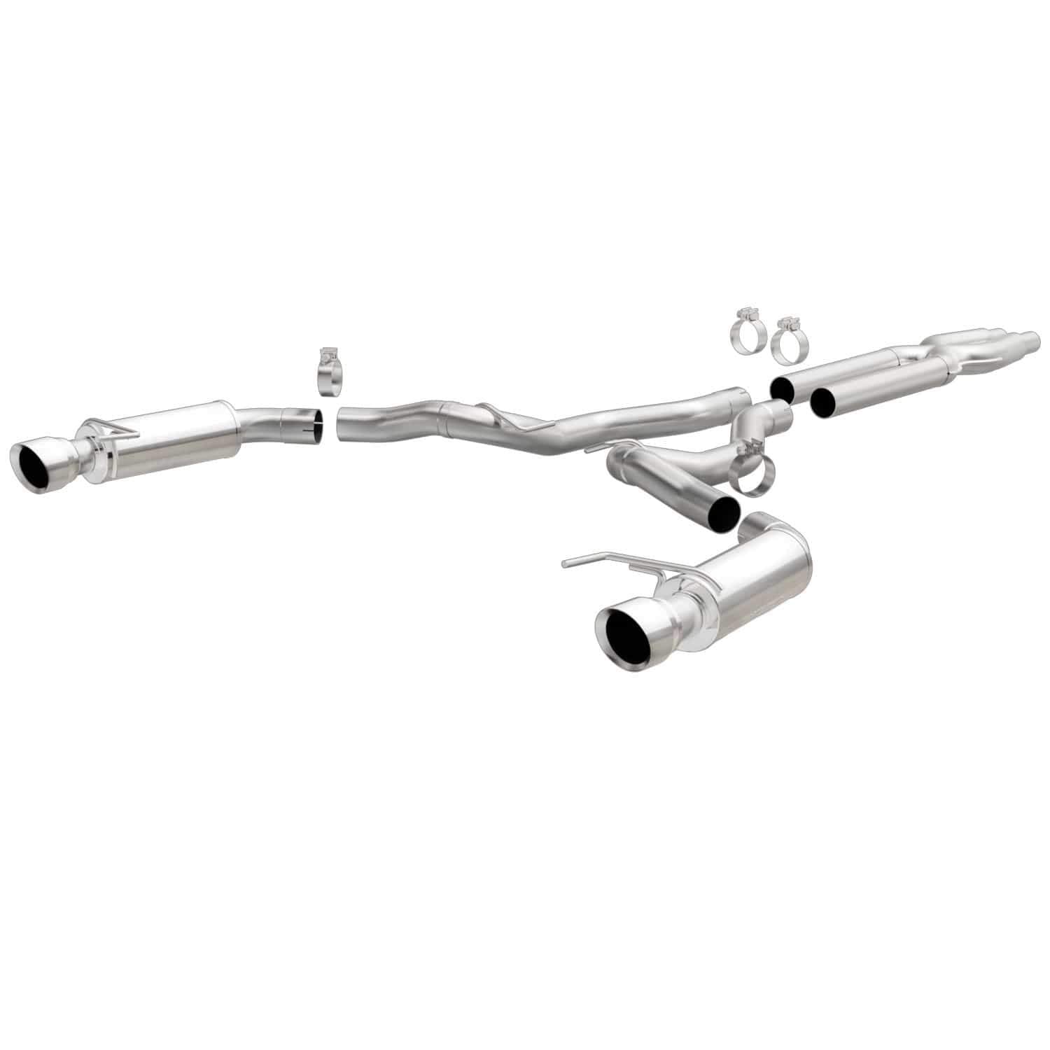 Cat-Back MagnaFlow Performance Exhaust System 19101: Designed for 2015-2017 Ford Mustang, V8 5.0L