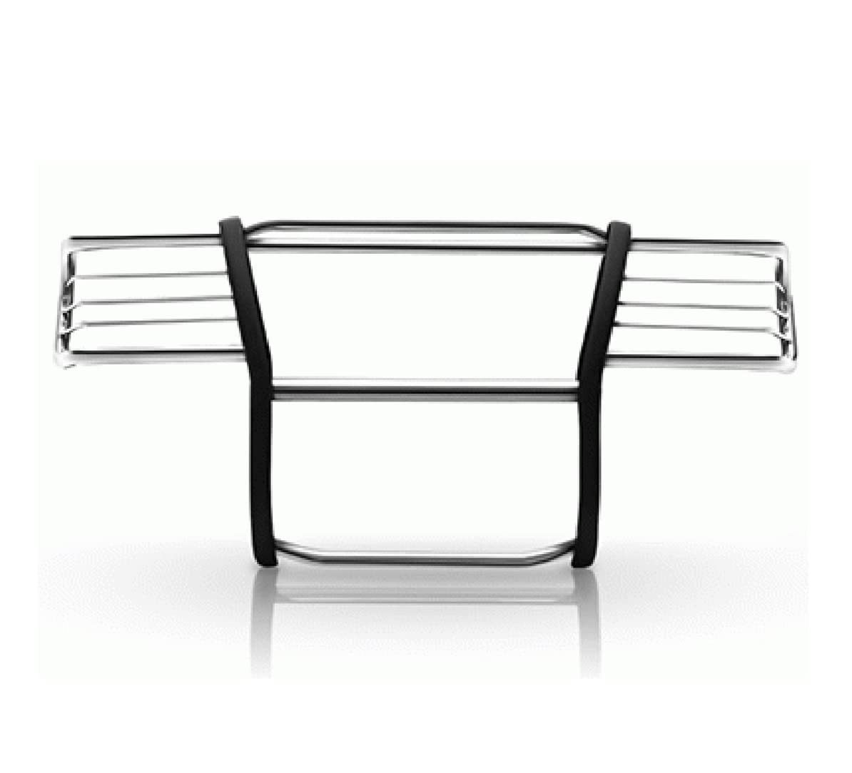 Bumper Guard Modular S/S Black Horse Grille Compatible with 1999-2002 Silverado 1500|00-06 Suburban 1500|2000-2006 Tahoe|00-06 GMC Yukon|2000-2006 GMC Yukon XL 1500-17GT23MSS