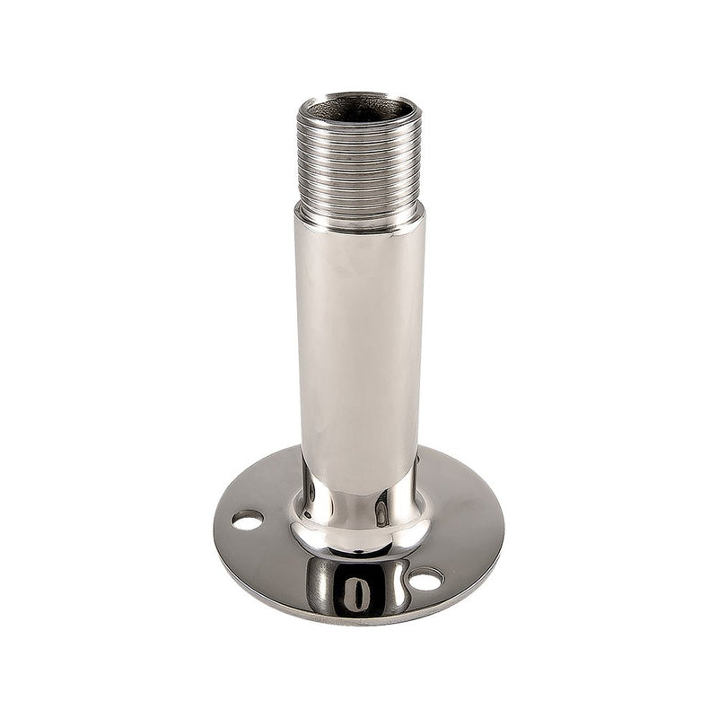 4" KJM M201 Stainless Steel Antenna Mount with 1"-14 Thread