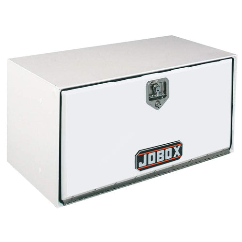 White Steel JOBOX 1-003000 Pan-Door Underbed Truck Box