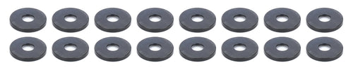 Manley Valve Spring Locator, 0.062 in Thick, Outside, 1.740 in OD, 0.570 in ID, 1.677 in Spring OD, Steel, Black Oxide, Set of 16