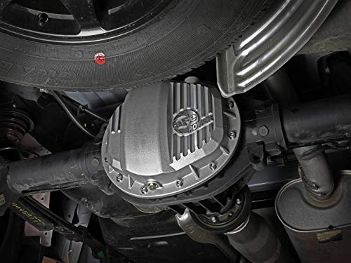 aFe POWER Rear Differential Cover Street Series Raw w/Machined Fins - #46-71140A - GM Gas Trucks/SUV's 19-24 (GMCH 9.5)