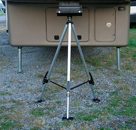 FASTJACK BAL 21100000 Full-Timer Series Kingpin Tripod – Lightweight Stabilizing Jack for Gooseneck Trailers – 39" to 61" Height Adjustment