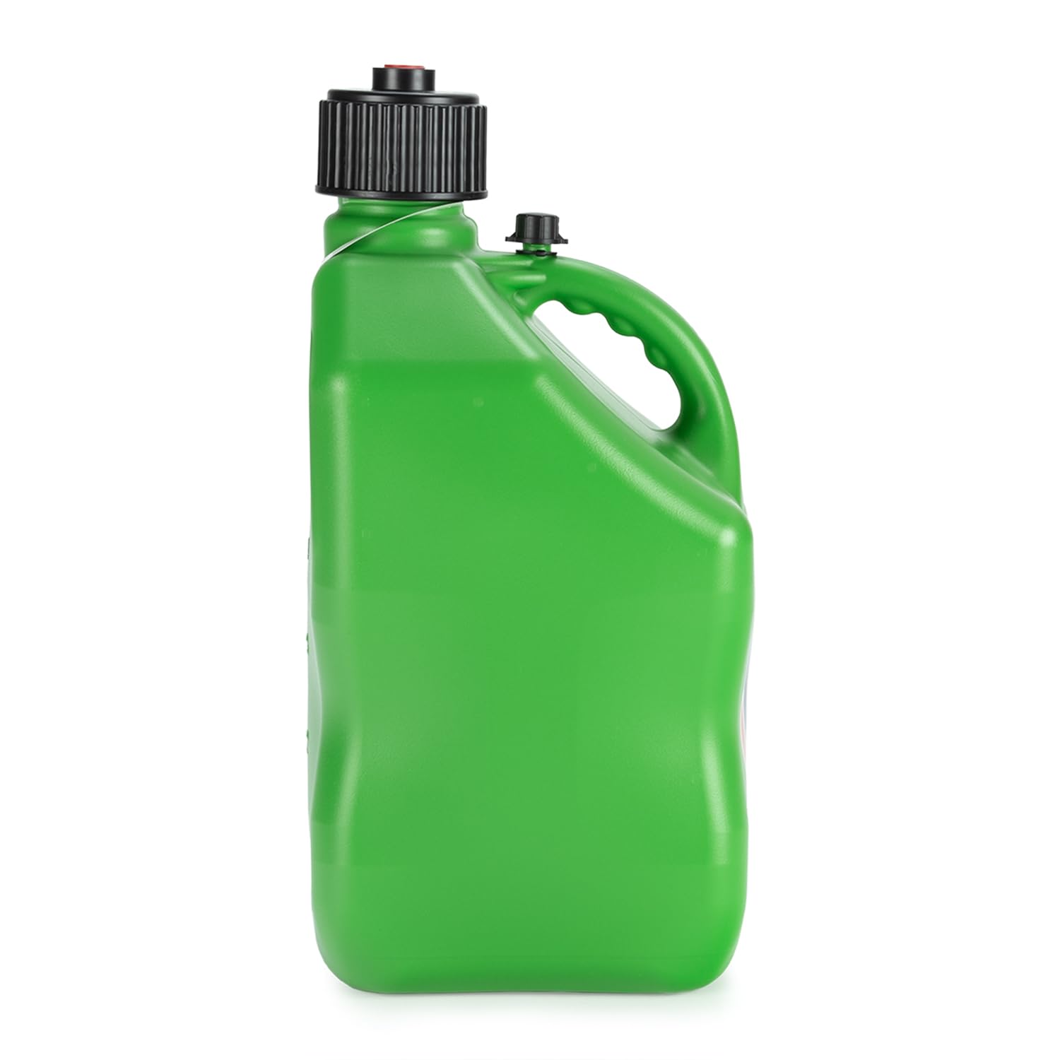 5.5 Gallon VP Racing Square Motorsport Storage Container Green - Includes Jug Lid and Vent Cap