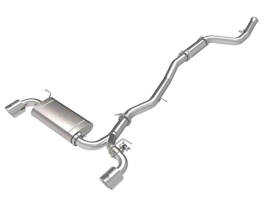 Takeda aFe Power 49-36050-P 3 IN to 2-1/2 IN 304 Stainless Steel Cat-Back Exhaust System w/Polish Tip, fits Toyota GR Supra (A90) 2021 L4-2.0L (t)