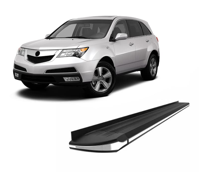 Exceed Black Horse Running Boards Compatible with 2007-2013 Acura MDX|2009-2015 Honda Pilot-EX-HOPI09