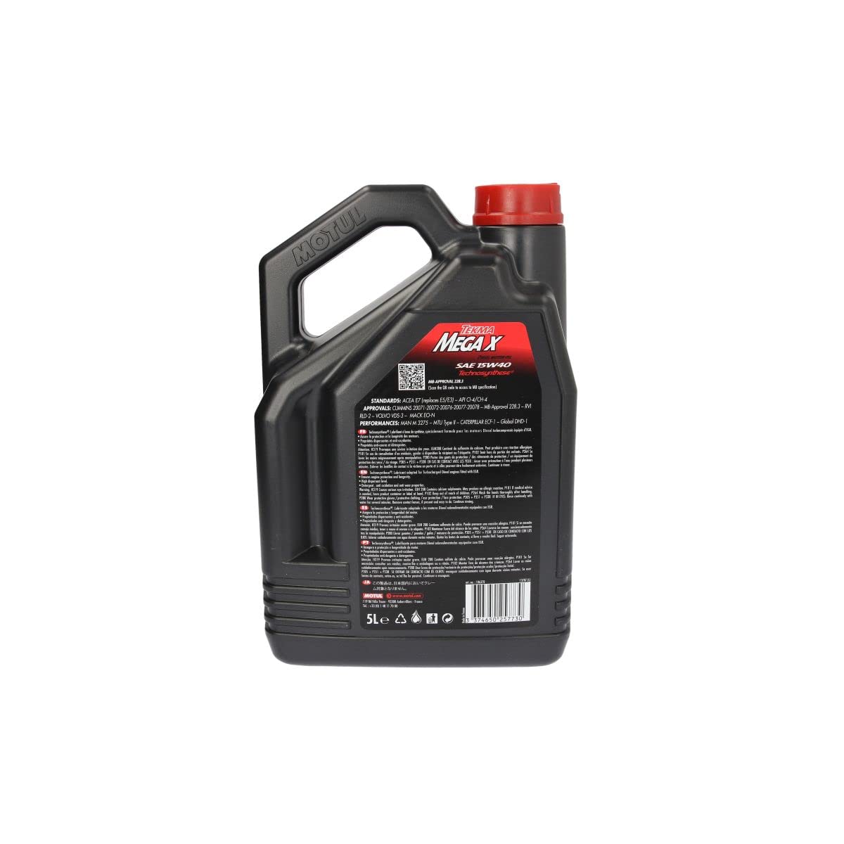 5L Motul 106378 Synthetic Engine Oil TEKMA MEGA X 15W40 4x5L