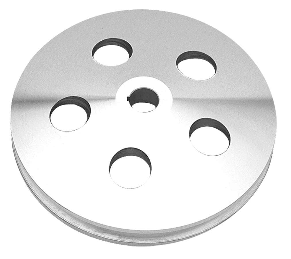 Polished Aluminum Trans-Dapt 8934 Power Steering Pulley, 1 Pack