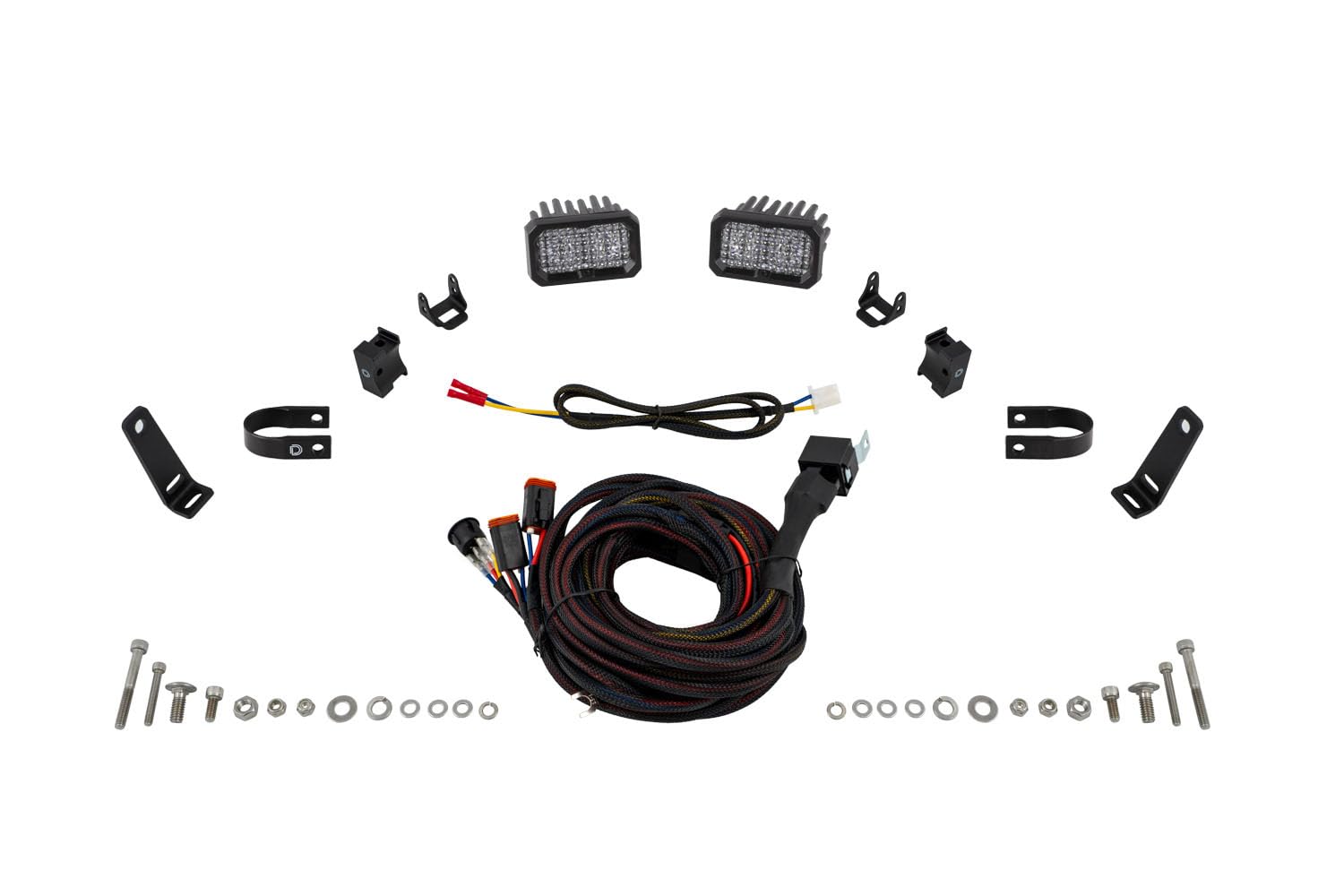 Diode Dynamics C2 Stage Series 1.25 Inch Universal Roll Bar Reverse Light Kit, Sport