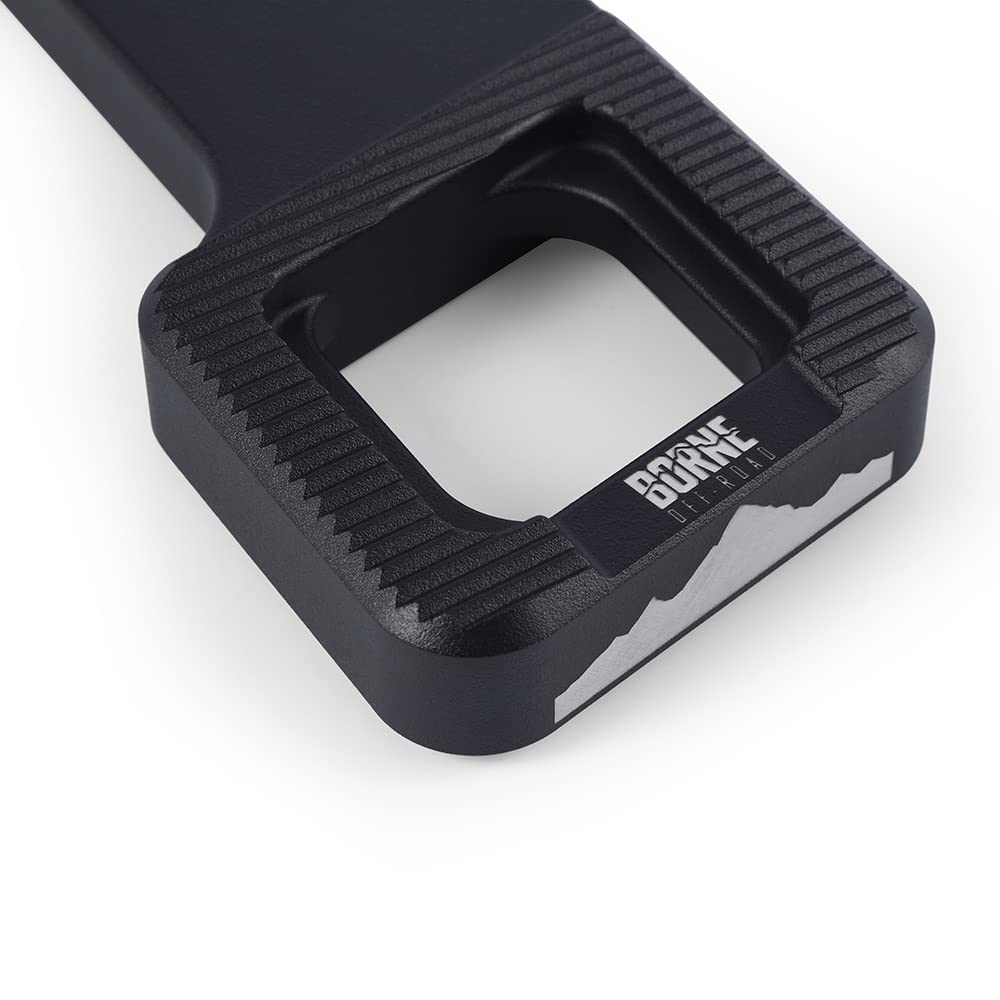 Mishimoto BNTH-F150-17BK Off-Road Billet Tow Hooks, Compatible with Ford Raptor, 2017+, Micro-Wrinkle Black