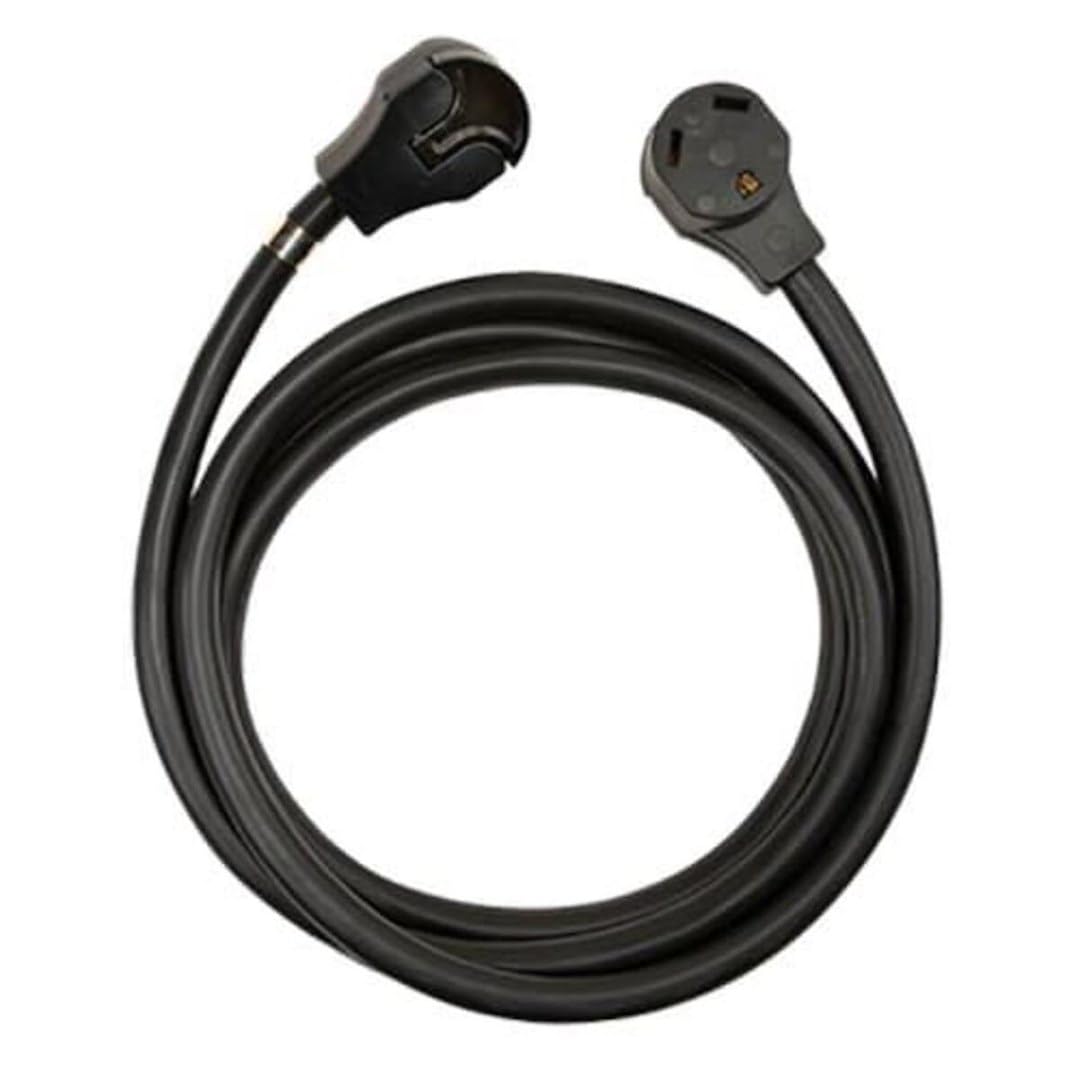 TRC Surge Guard 30A10MFST RV Extension Cord 30 Amp 10 Feet Male and Female 125 Volt 10/3 Cord Copper