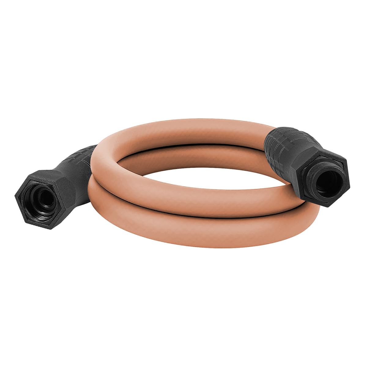 Flexzilla SwivelGrip Colors Garden Hose 5/8 in. x 5 ft., Lightweight All-Weather Water Hose, Durable and Flexible, Leak-Free Connections, Red Clay