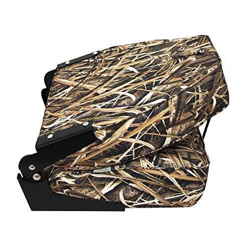 Camo High Back Wise 8WD617PLS-728 Boat Seat, Mossy Oak Shadowgrass Blades