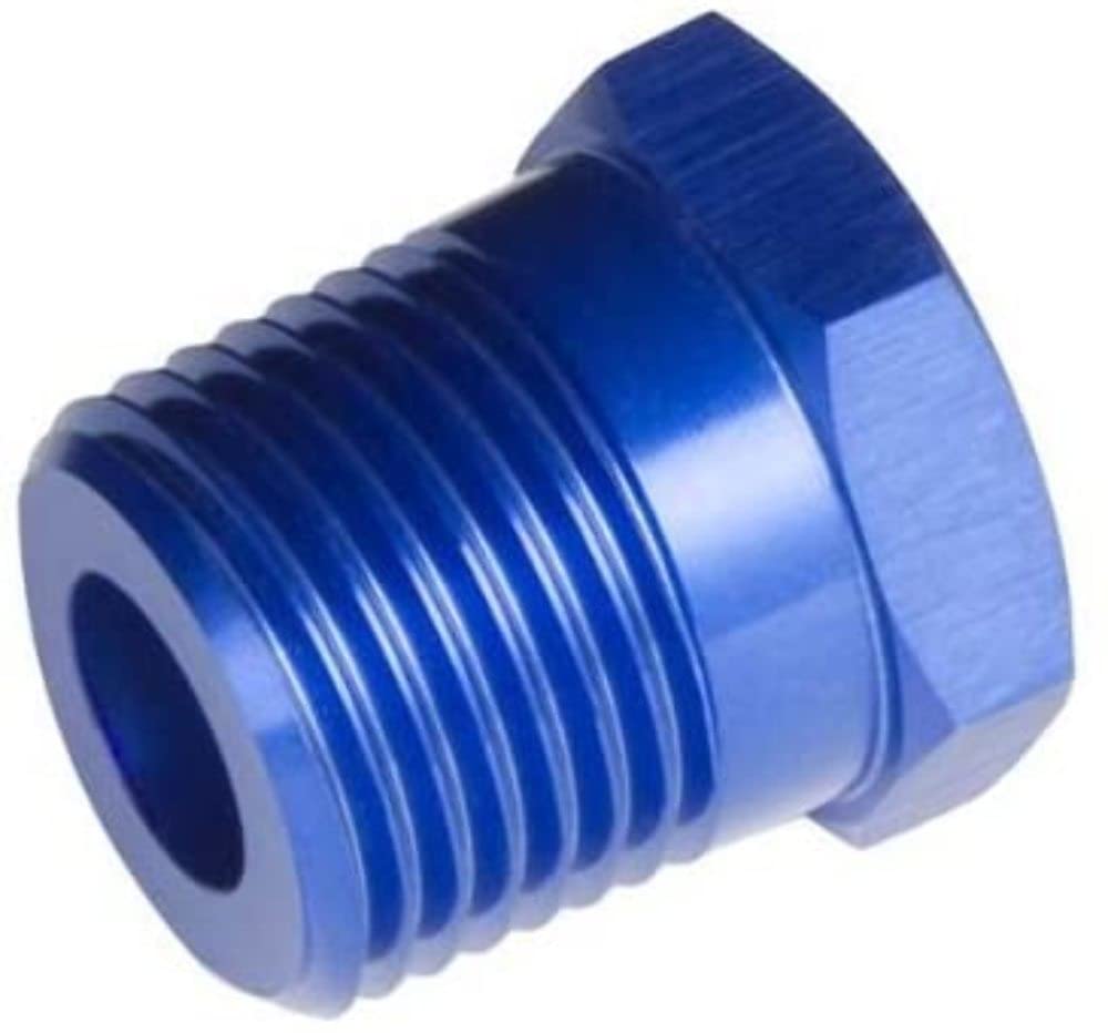 912-12-08-1 Red Horse Performance -12 (3/4") NPT Male To -08 (1/2") NPT Female Reducer - Blue