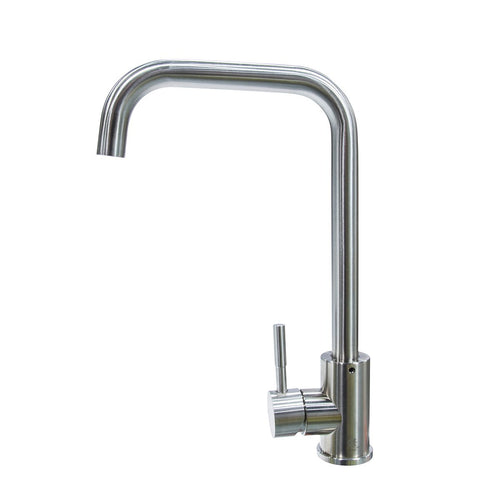 Square Gooseneck Kitchen Faucet Flow Max for RVs and Residential