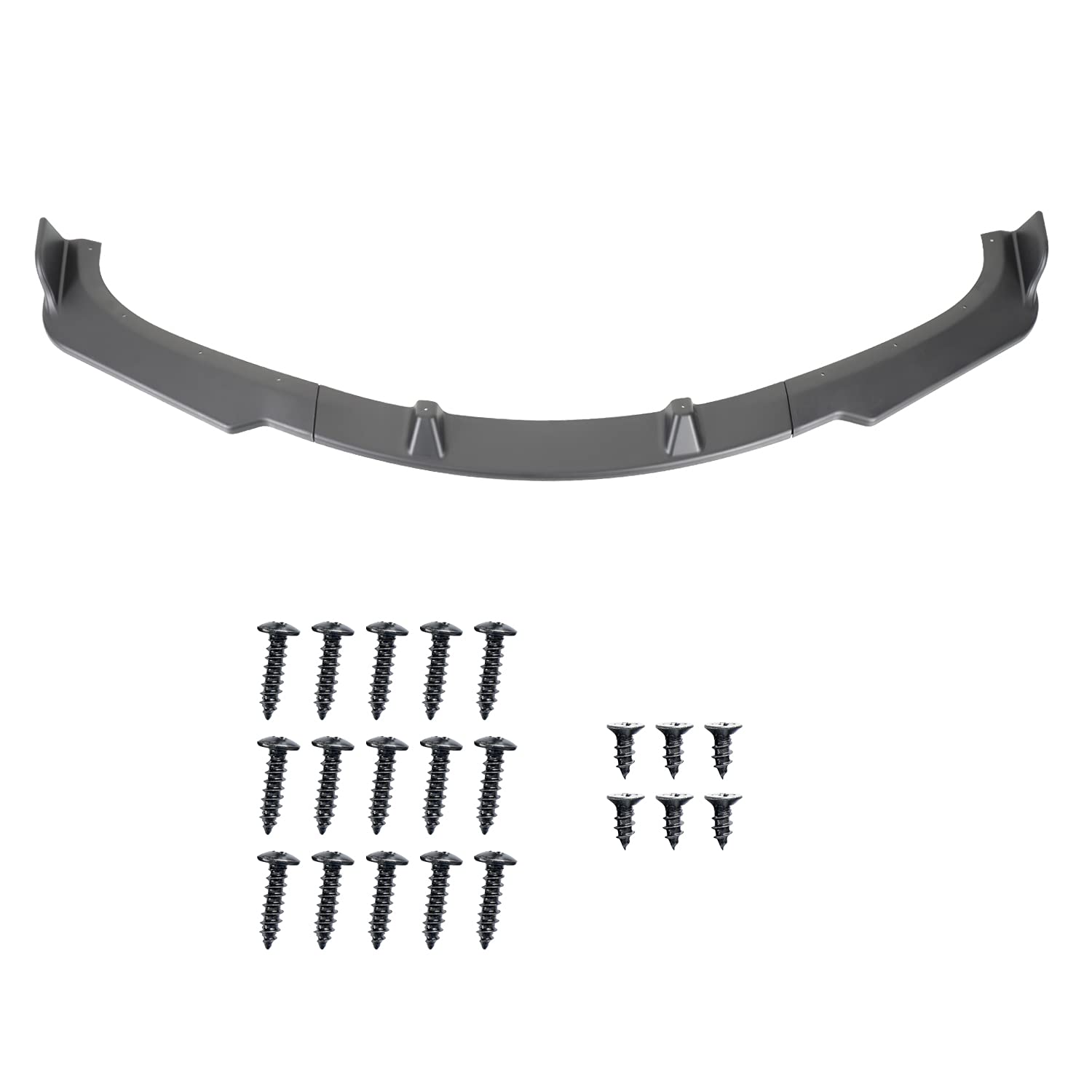 Matte Black Spec-D Tuning Front Bumper Lip Spoiler 3PC Compatible with BMW E90 325i 328i 335i 2009-2011