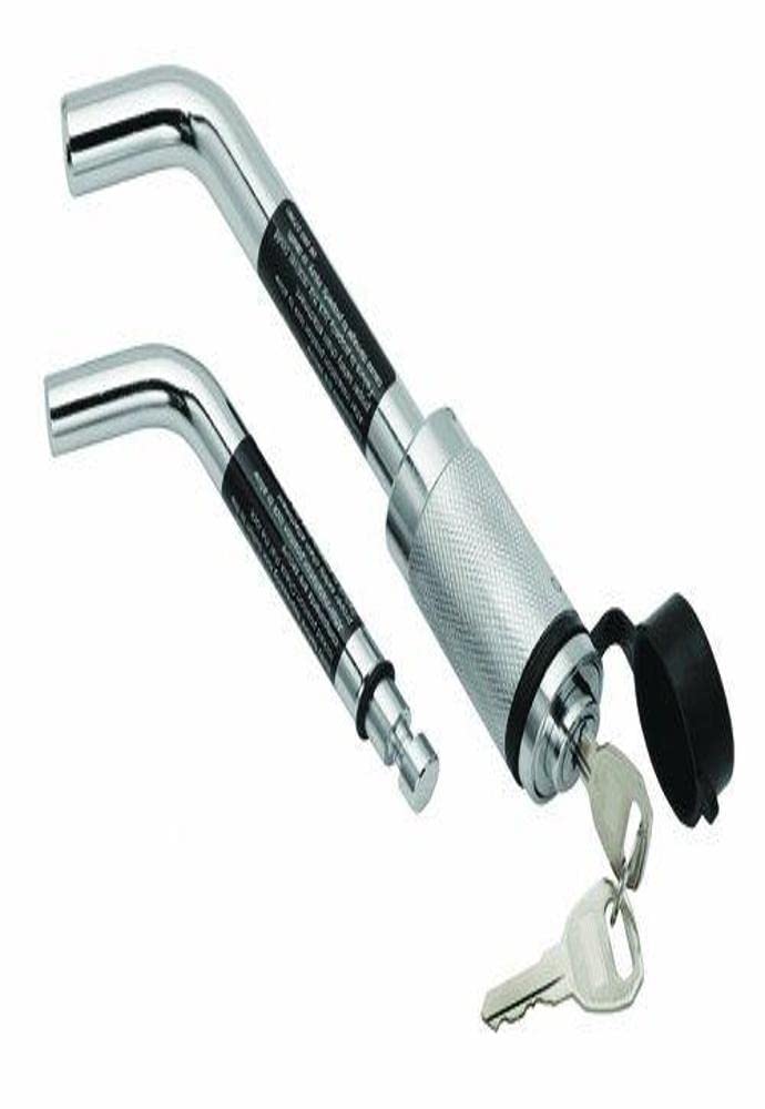 Tow Ready 63248 Barrel Style 1/2" Receiver Lock with Bent Pins (1-1/4" Sq. Receivers & 5/8" for 2" Sq. Receivers)