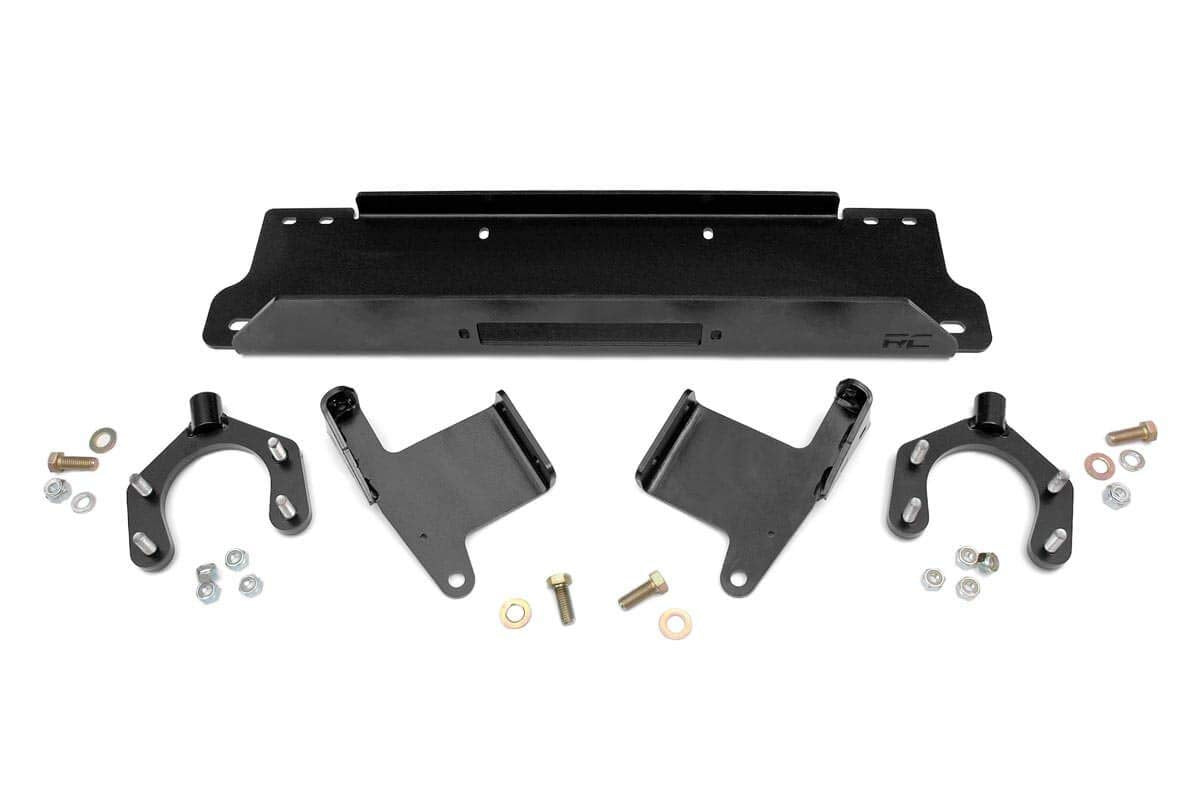 Winch Mounting Plate Rough Country for 2007-2018 Jeep Wrangler JK - 1162