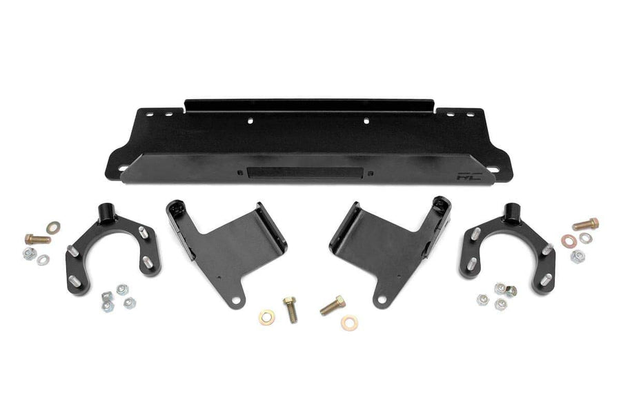 Winch Mounting Plate Rough Country for 2007-2018 Jeep Wrangler JK - 1162