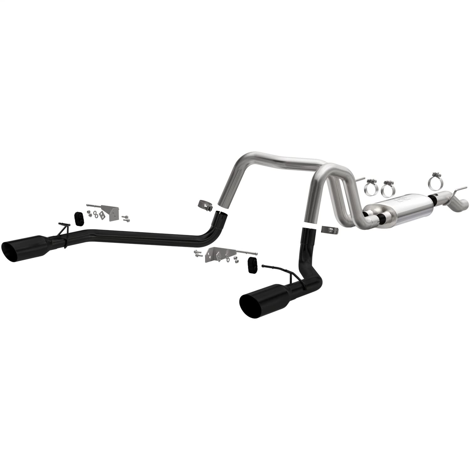 Performance Exhaust System MagnaFlow 19562: Cat-Back, Street Series, Compatible with 2021-2023 Ford F-150