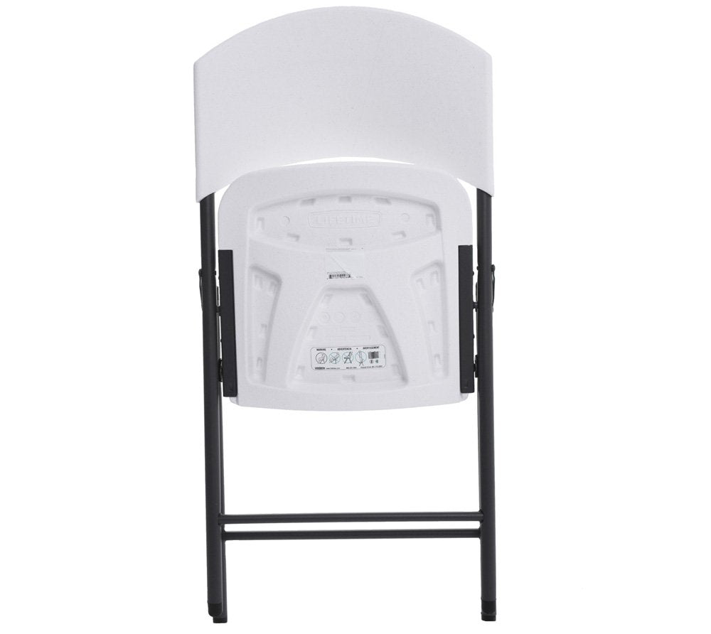 Contoured Lifetime Products Folding Chair, White