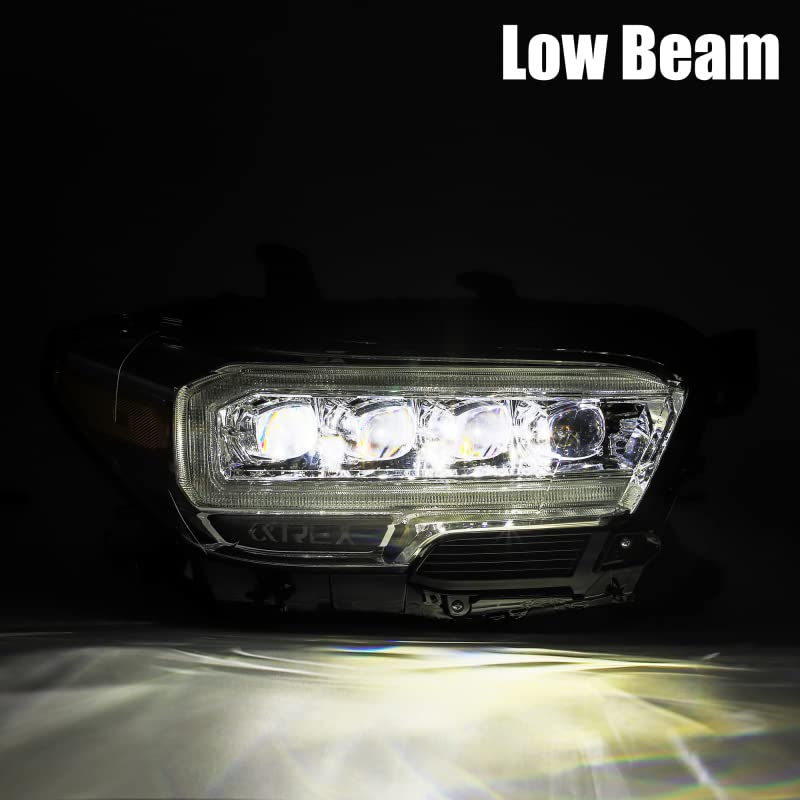 880706 AlphaRex USA Nova Series Projector Headlights fits Toyota Tacoma,Clear