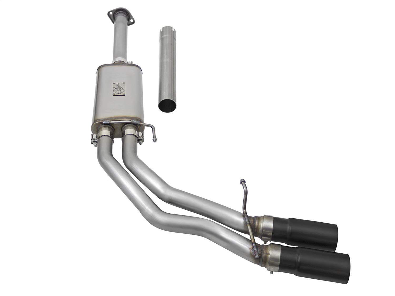 Rebel Series aFe Power 49-43081-B 3" x 2.5" Stainless Steel Cat-Back EcoBoost Performance Exhaust System