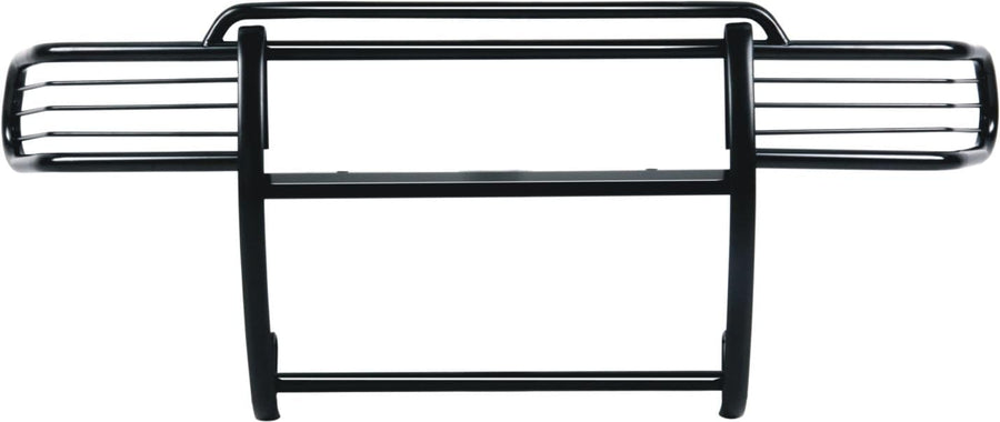 TrailFX Grille Guard Steel Fits 2011-2018 Ram 1500 Gloss Black Powder Coated 1-Piece 1.5-Inch Diameter with Brush Guard Bolt On Installation TrailFX E0011B