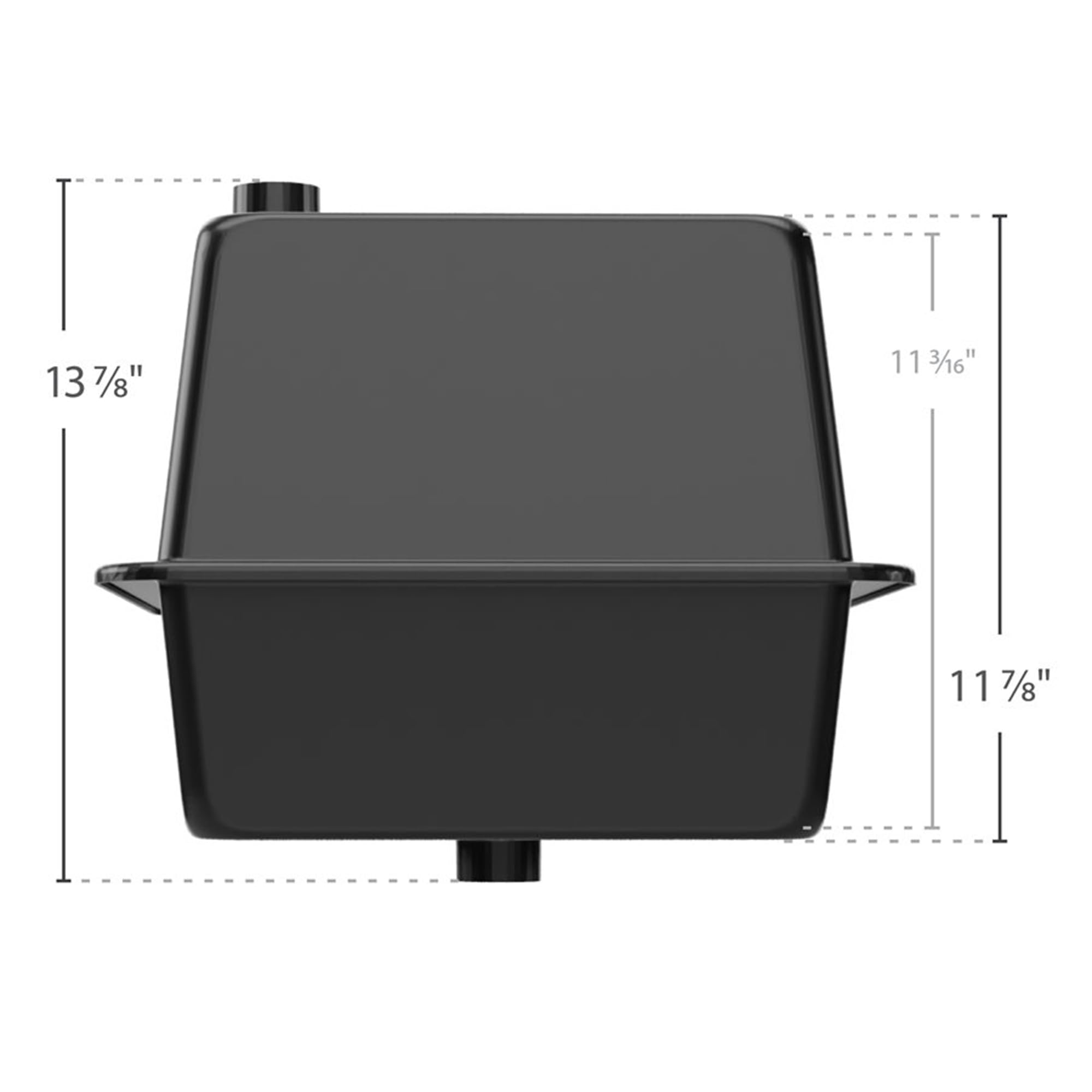 Camco 55370 RV/Marine Vented Battery Box, Double Side-by-Side - Protects Your Battery from Collisions and Contaminants - Holds (2) Group 24 Batteries, Black