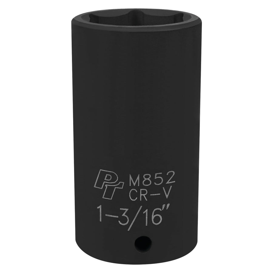 1/2-Inch Drive Performance Tool M852 6-Point Impact Socket, 1-3/16