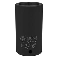 1/2-Inch Drive Performance Tool M852 6-Point Impact Socket, 1-3/16