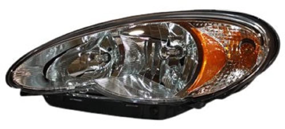 Left TYC Headlight Assembly Compatible with 2006-2010 Chrysler Pt Cruiser