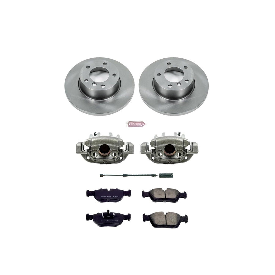 Power Stop KCOE590 Replacement Front Stock Brake Kit (with Calipers) For BMW 318ti 1999 [Model Specific]