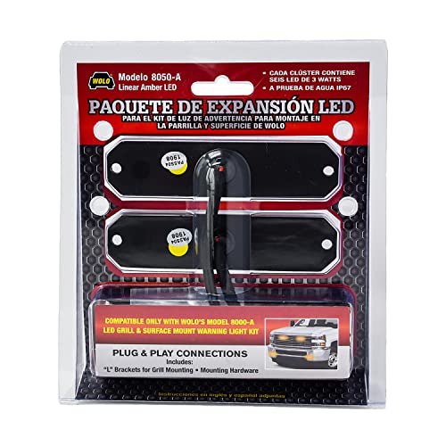 Wolo Amber LED 8050-A Expansion Kit for Wolo 8000 Series Grill and Surface Mount Kits