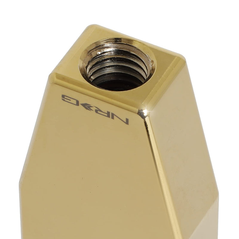 NRG Innovations M12 X 1.25 SK-600CG-12125 Aluminum Weighted Monolith Shift Knob, Chrome Gold