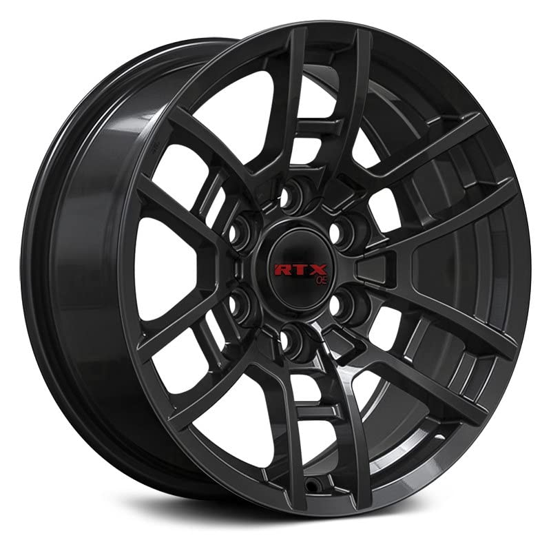 Custom RTX HILUX Wheel - 17x8, 5 Offset, 6x139.7 Bolt Pattern, 106.1mm Hub - Satin Black Rim