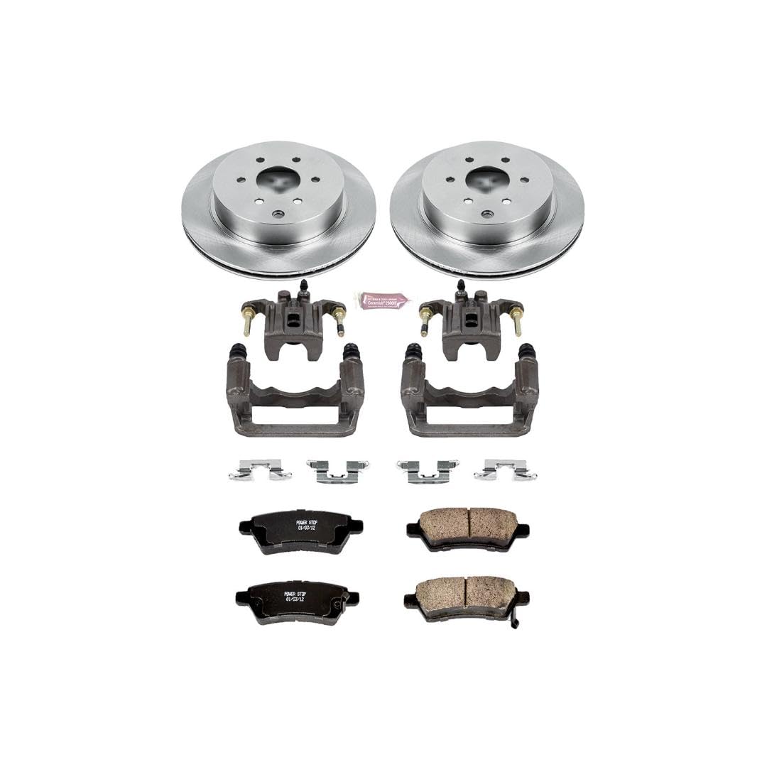 Power Stop KCOE147 1-Click OE Replacement Brake Kit with Calipers For Nissan Pathfinder Autospecialty 2005-2012 [Model Specific]