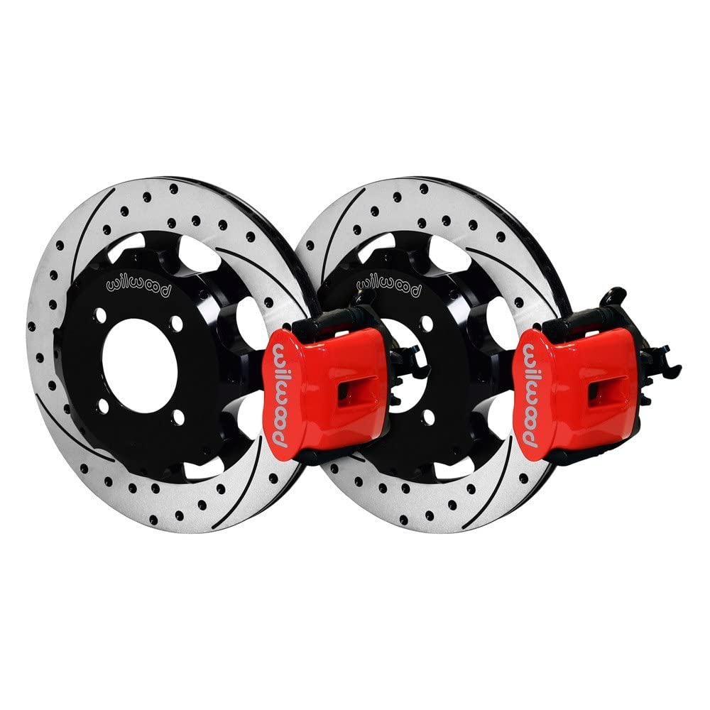 Rear CPB Kit, 11.75", Drilled, Red