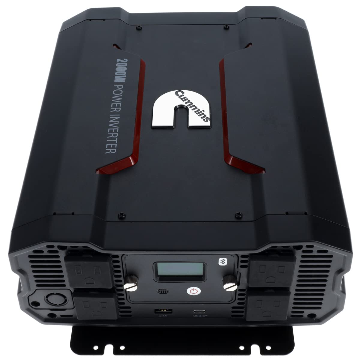 2000 Watts Cummins Inverter Modified Sine Wave Truck Inverter 12 Volts to 110 Volts Four AC Outlets Two USB Ports (Plus Full Cable Kit) - CMN2000W - Inverters for Vehicles, Van Life, Camping