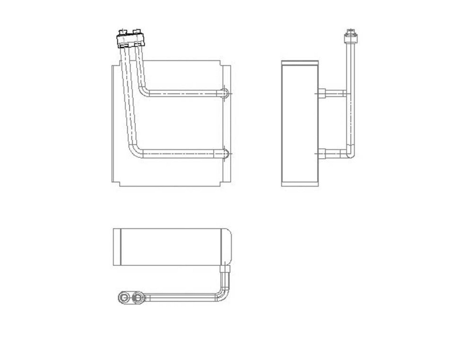 Replacement TYC 97037 Evaporator