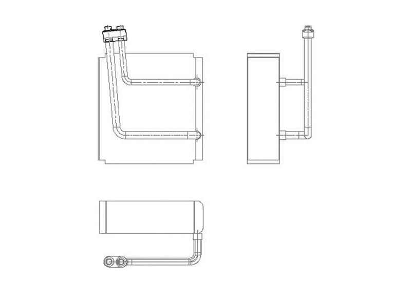 Replacement TYC 97037 Evaporator