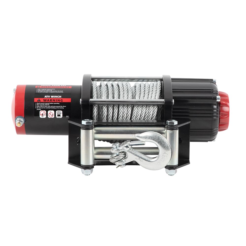 12-Volt Erickson DC 50 ft. 5000 lb. Electric Winch 06430