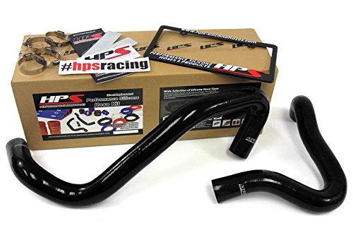 Black HPS 57-1329-BLK-1 Silicone Radiator Coolant Hose Kit