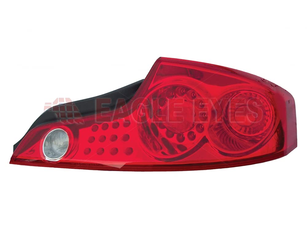 Passenger Side Eagle Eyes DS574-B000R Taillamp Assy Fits INFINITI G35