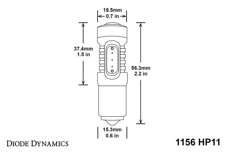 1156 HP11 Diode Dynamics Backup LED Bulbs