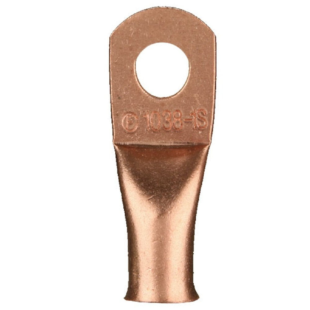 Copper Install Bay Ring Terminal 2/0 Gauge 3/8 Inch 5 Pack - CUR2038