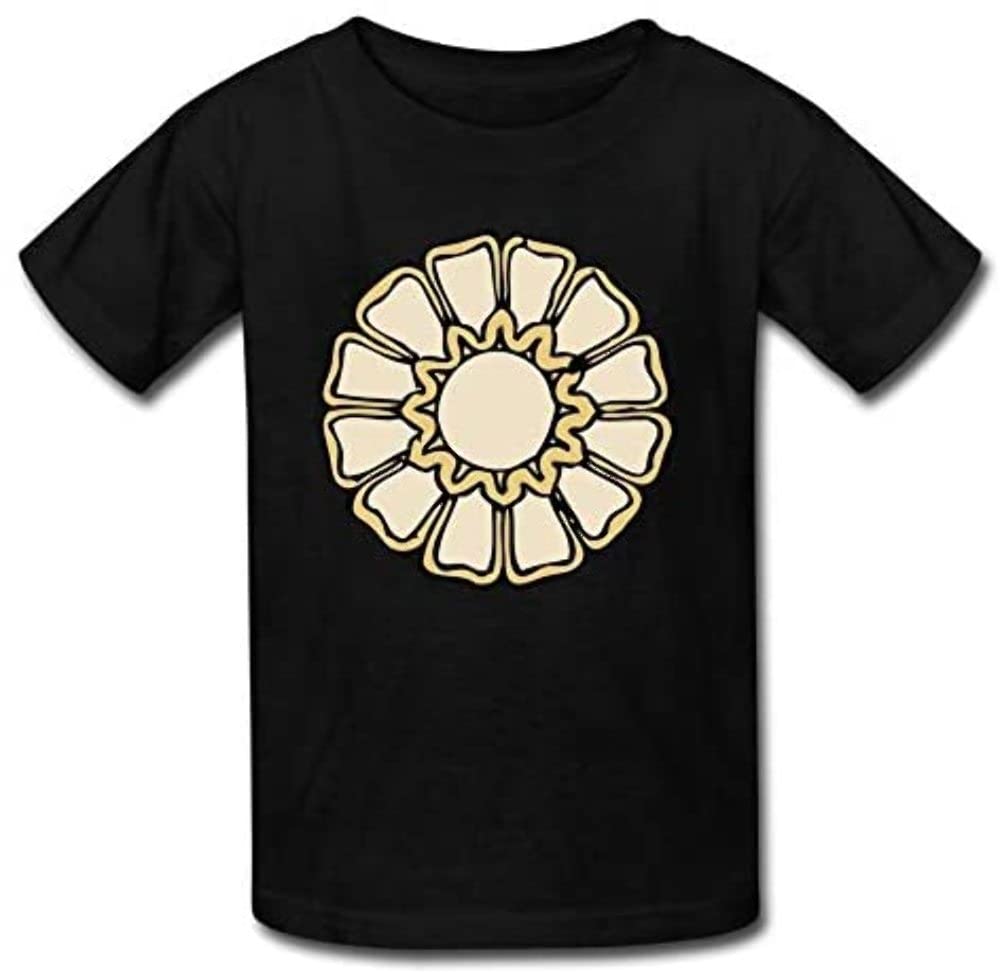 Kids Custom Flow Tailgates Rosette Ornament Black Small T-shirt By Dawnann