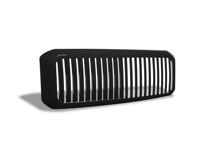 Vertical Front Hood Grille Armordillo USA - Gloss Black Fits 2011-2016 Ford F250 F-250 / F350 F-350 / F450 F-450 Super Duty