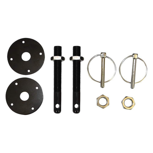 HOOD PINS MOROSO, ALUM, 1/2 IN, BLACK